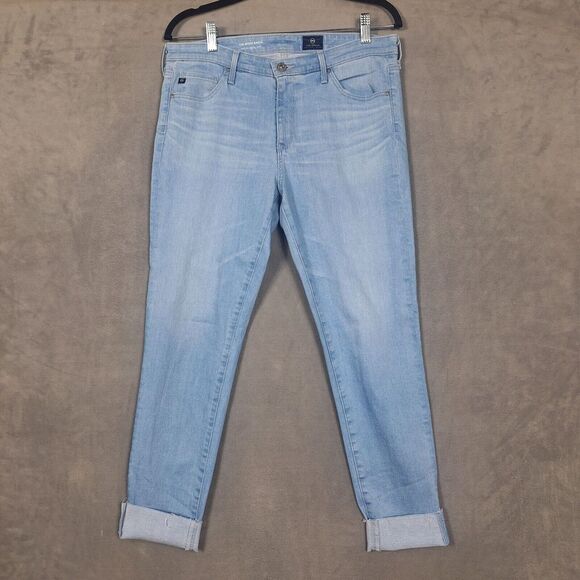 AG Adriano Goldschmied The Middi Ankle mid rise Legging blue 31R (32x28) - Picture 1 of 11